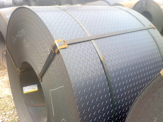 600mm1500mm de Warmgewalste Geruite Rol JIS SS400 van het Bladmetaal
