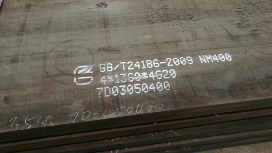 De Schurings Bestand Plaat 4mm200mm van NM400 NM360 NM450 NM500
